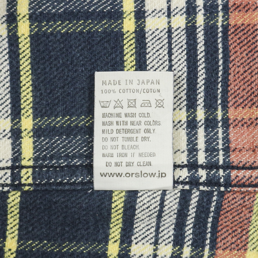 orslow Made in Japan Flannel Work Shirt Size M