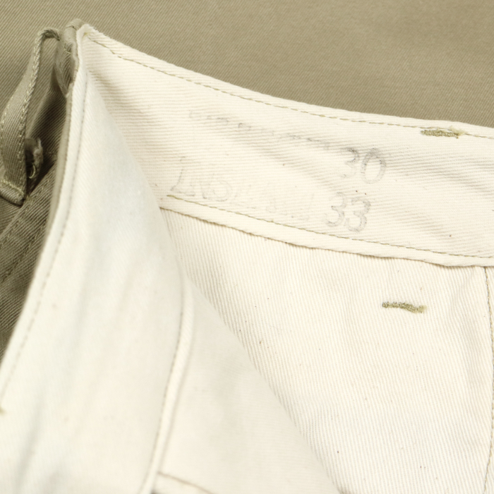 Buzz Rickson’s Military Khaki Trousers Size 29
