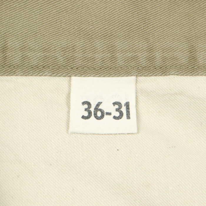 Vintage Wide Leg Khaki Trousers Size 34