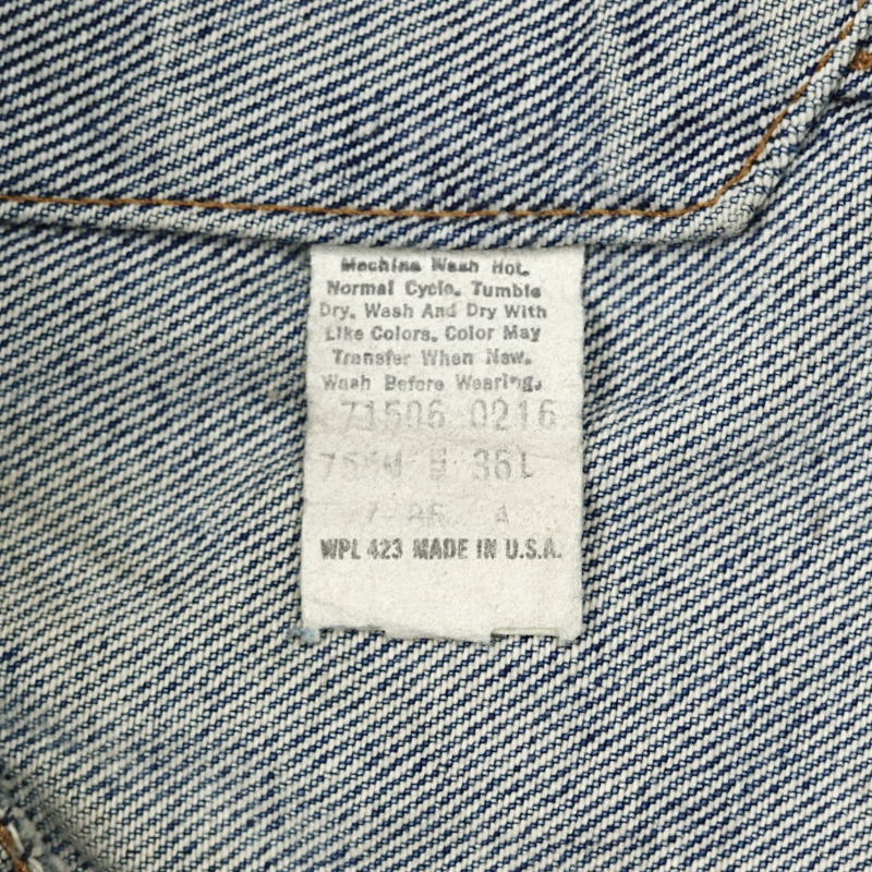 80s Levi's USA Denim Trucker Jacket Size XS
