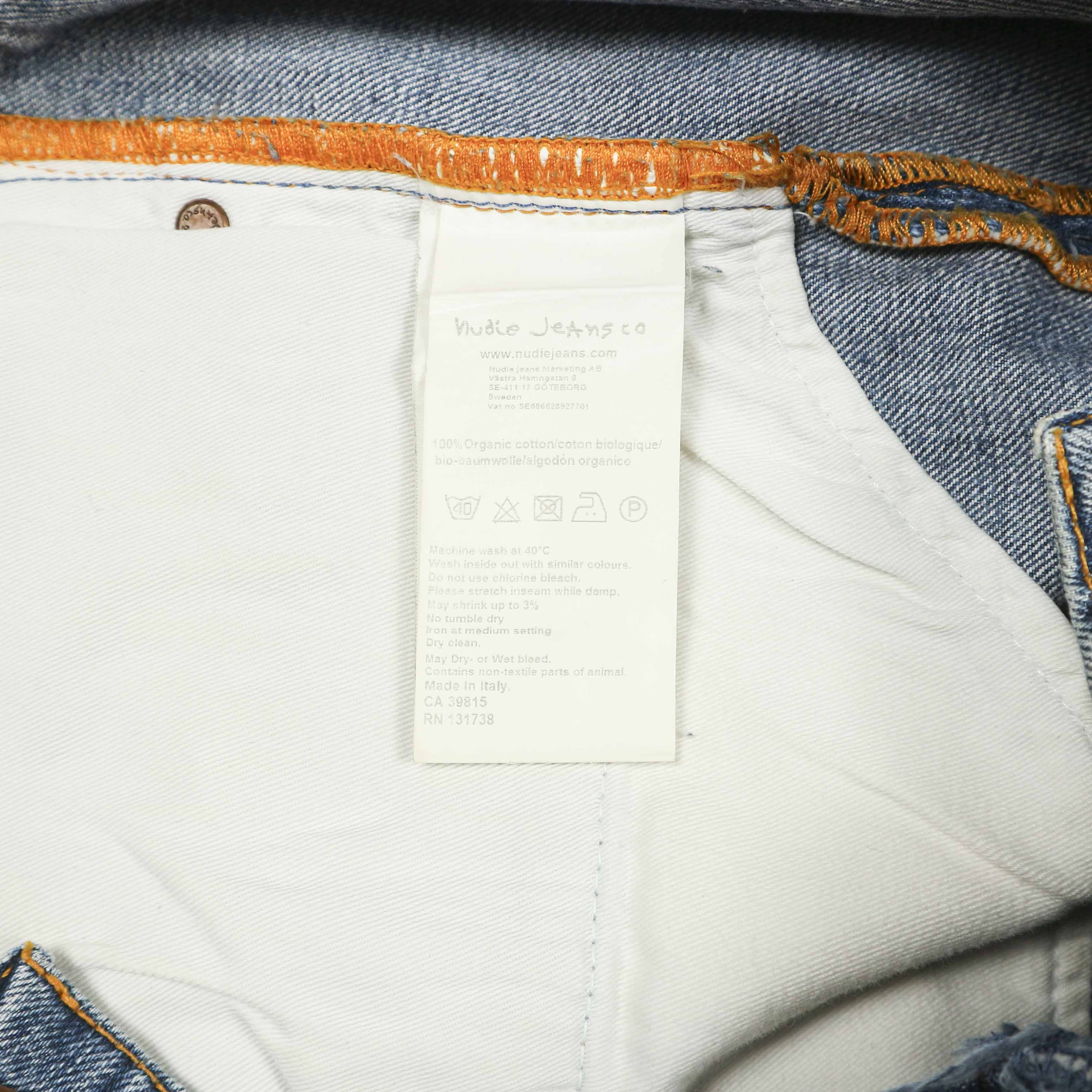 Nudie Jeans Grim Tim Denim Jeans Size 36