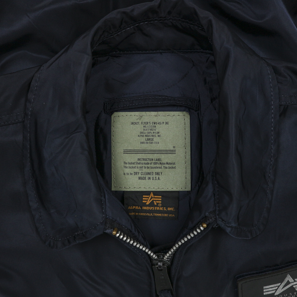 Alpha Industries USA CWU-45/P Flyer’s Jacket Size L