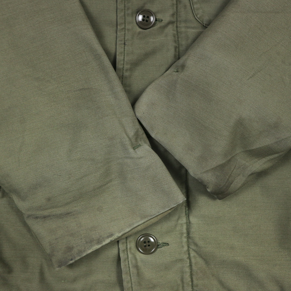 Vtg 80s U.S. Navy A-2 Deck Jacket Size S