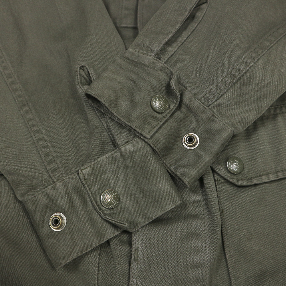 80s French Army Olive Field Jacket Size S