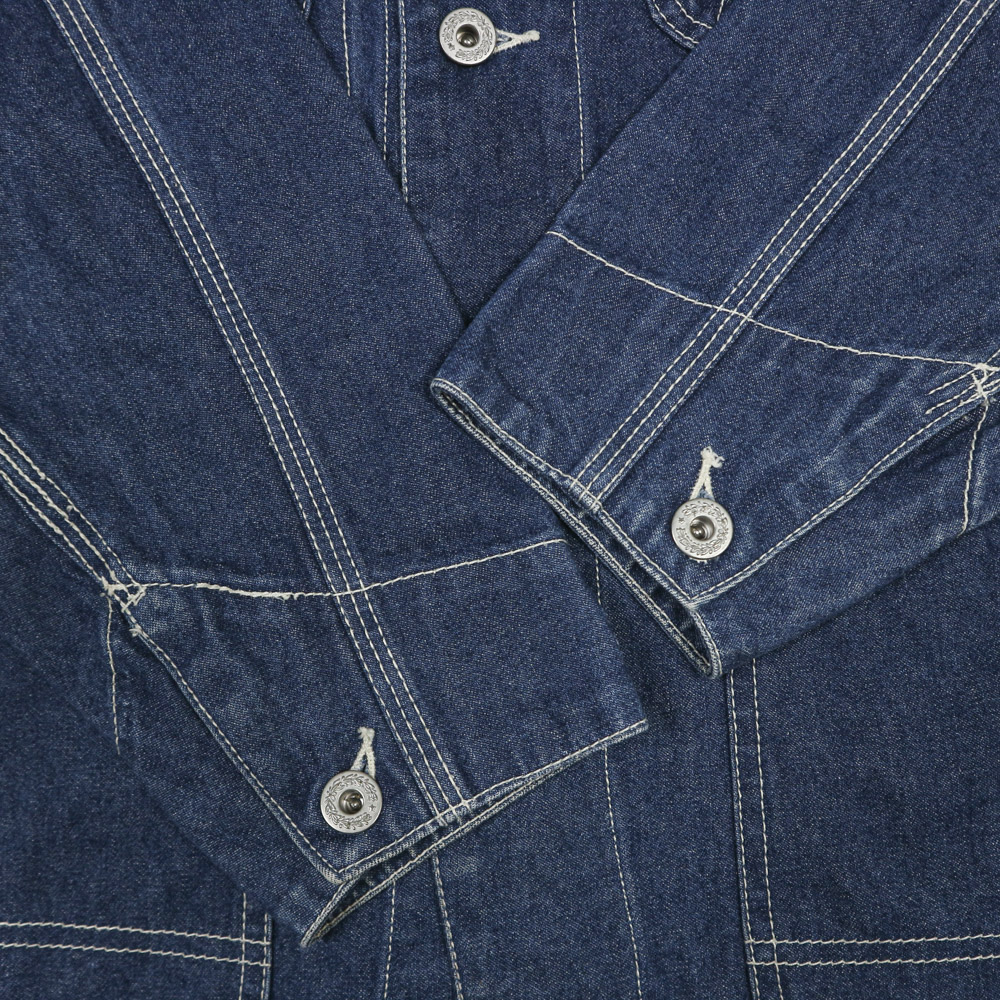 Ground Alls Silver Stone Denim Chore Jacket Size M