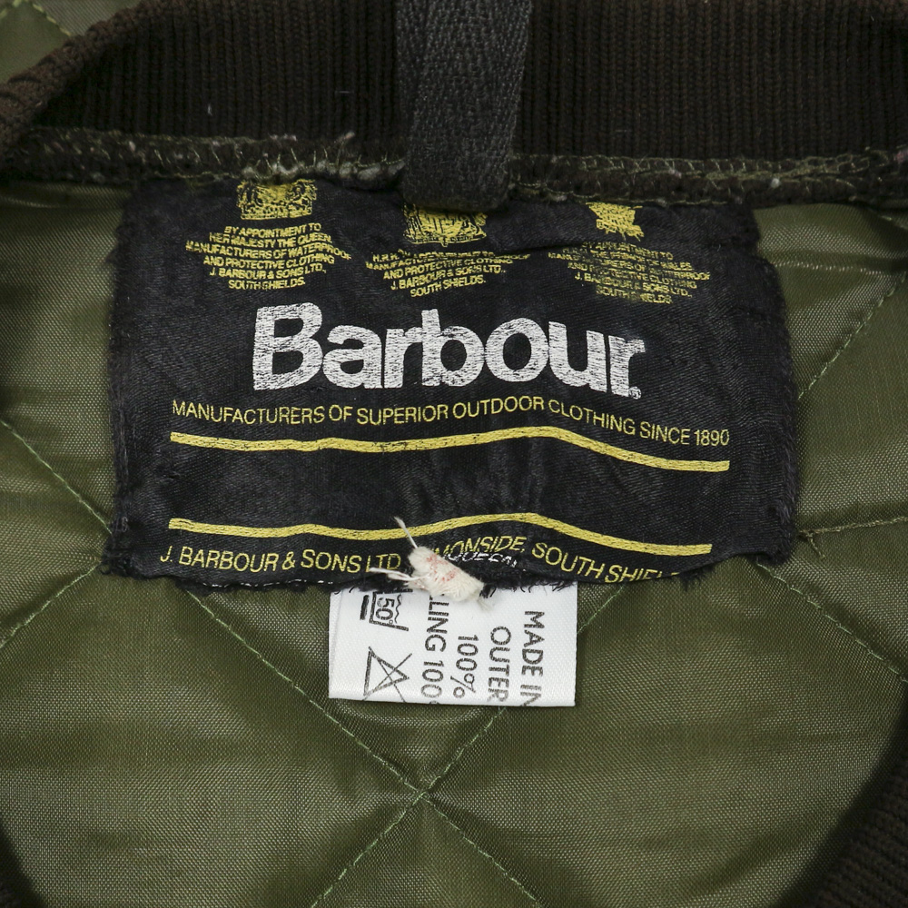 Barbour England Quilt-lined Hunting Jacket Size XL
