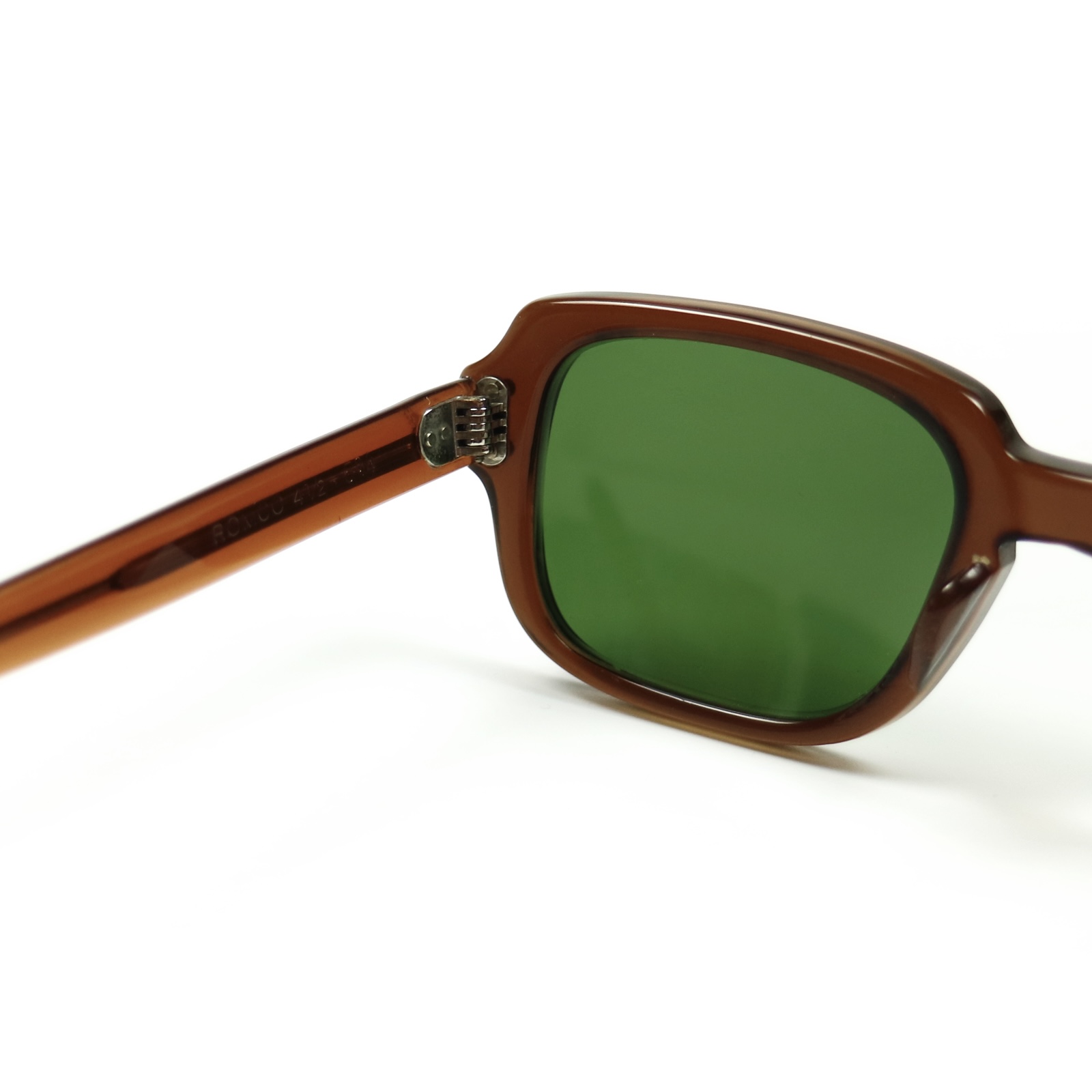 80s U.S. Military Issue Glasses Brown - Green Lens [48-20]