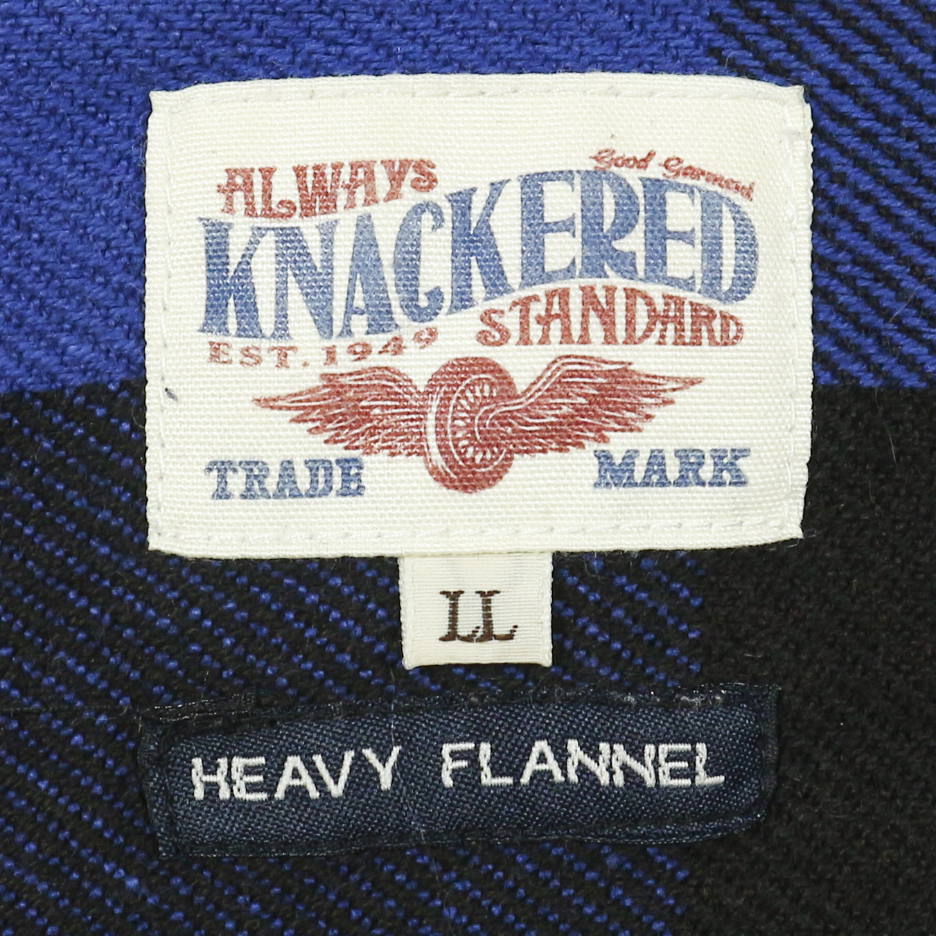 Knackered Heavy Flannel Work Shirt Size L