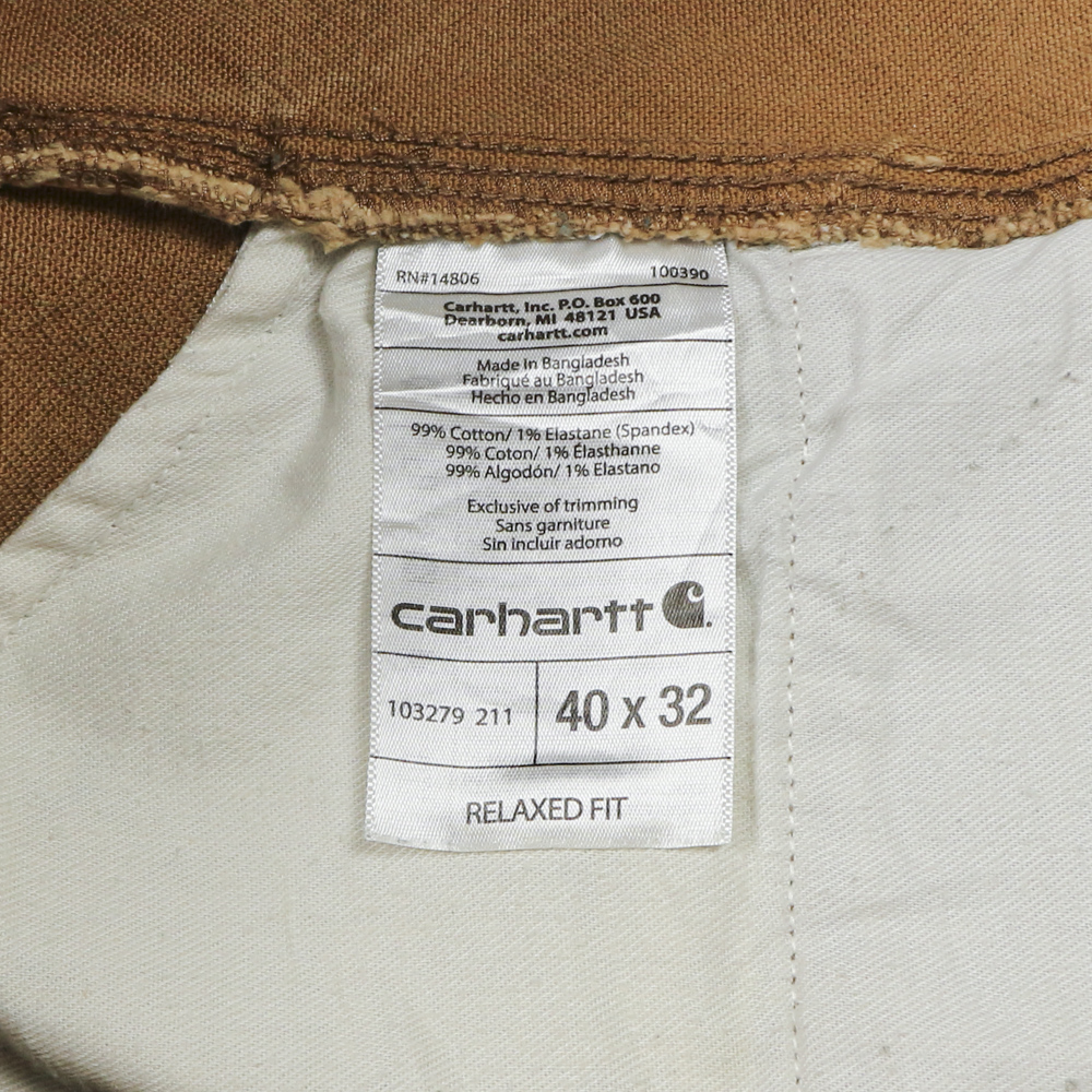 Carhartt Rugged Flex Canvas Carpenter Pants Size 40