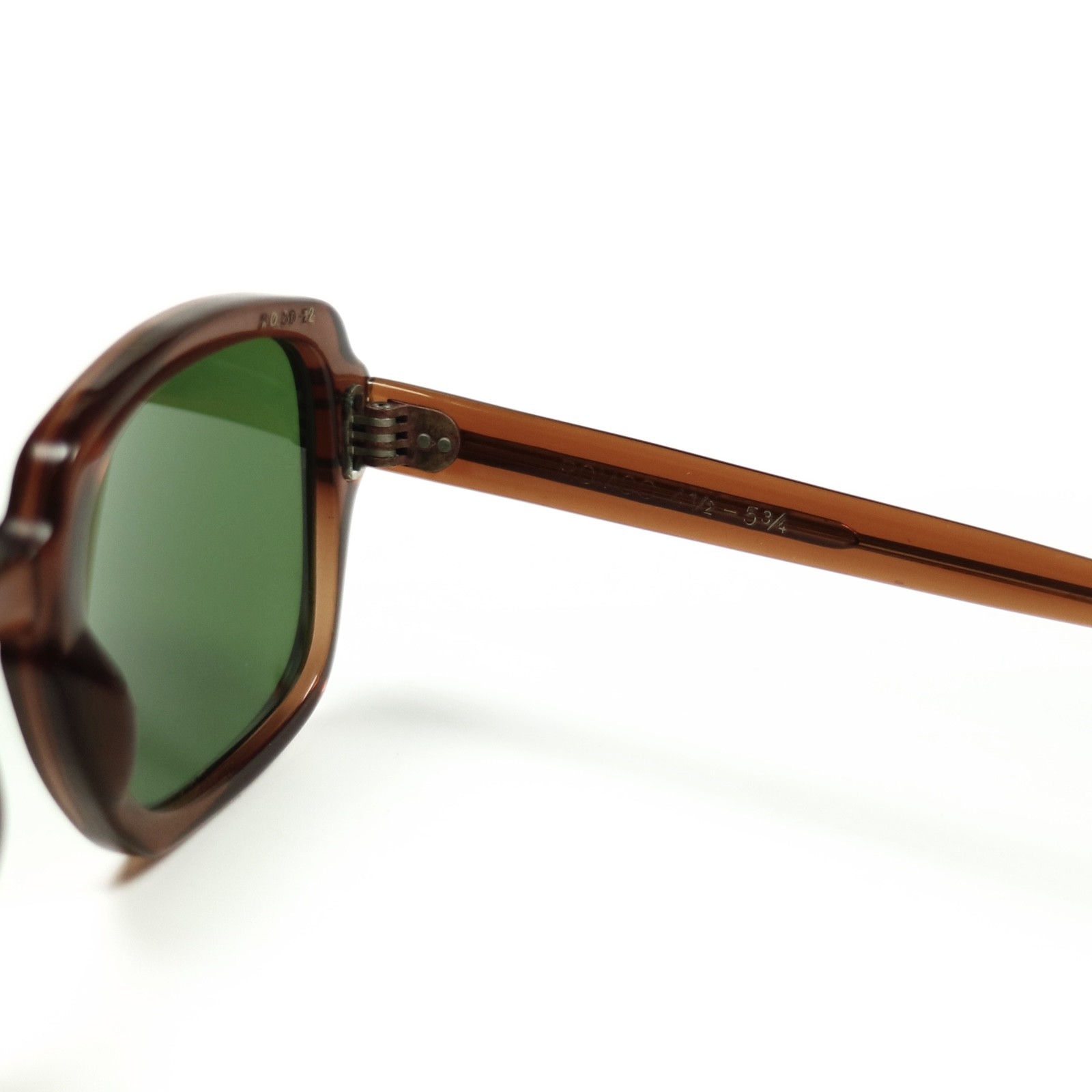 80s U.S. Military Issue Glasses Brown - Green Lens [50-22]