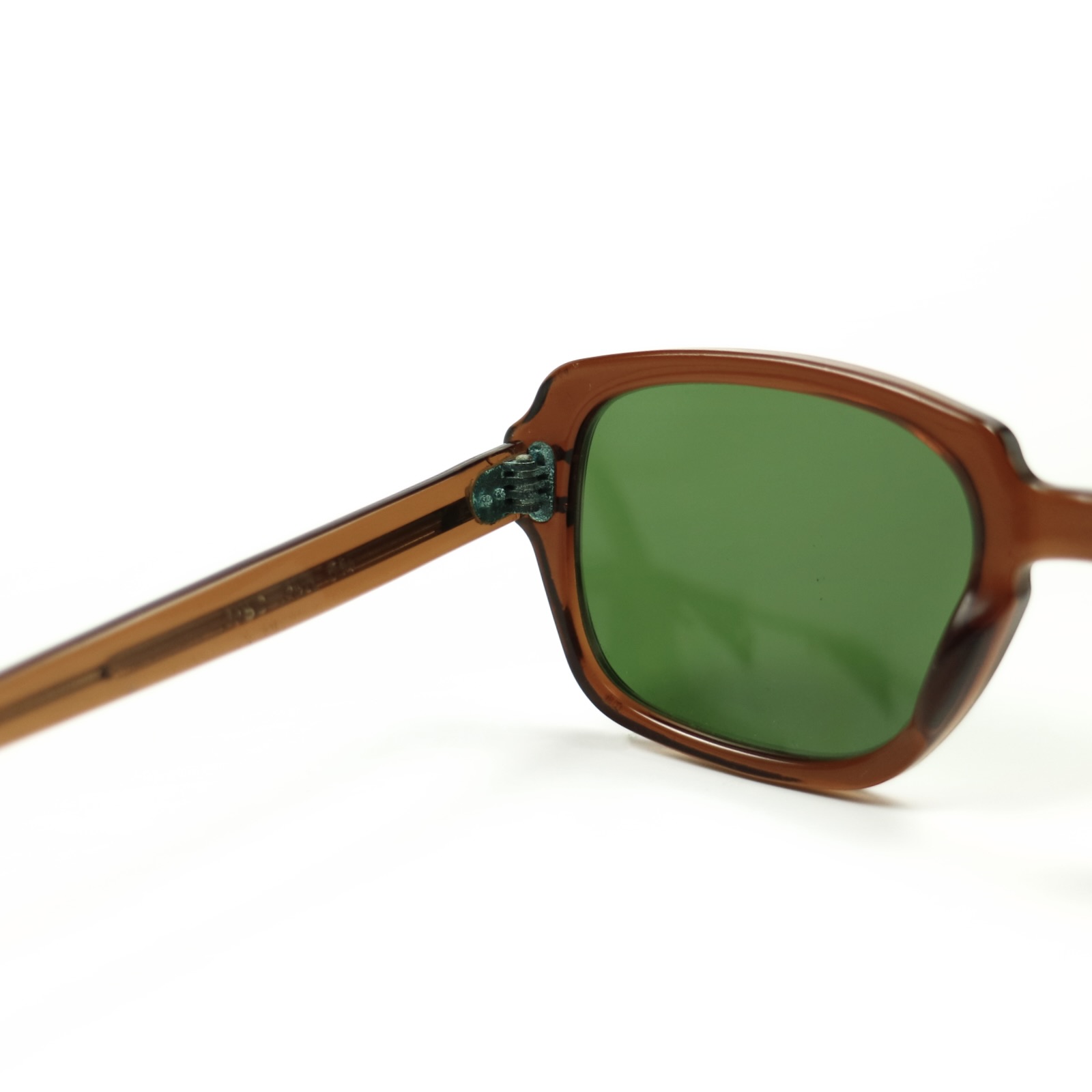 80s U.S. Military Issue Glasses Brown - Green Lens [52-20]