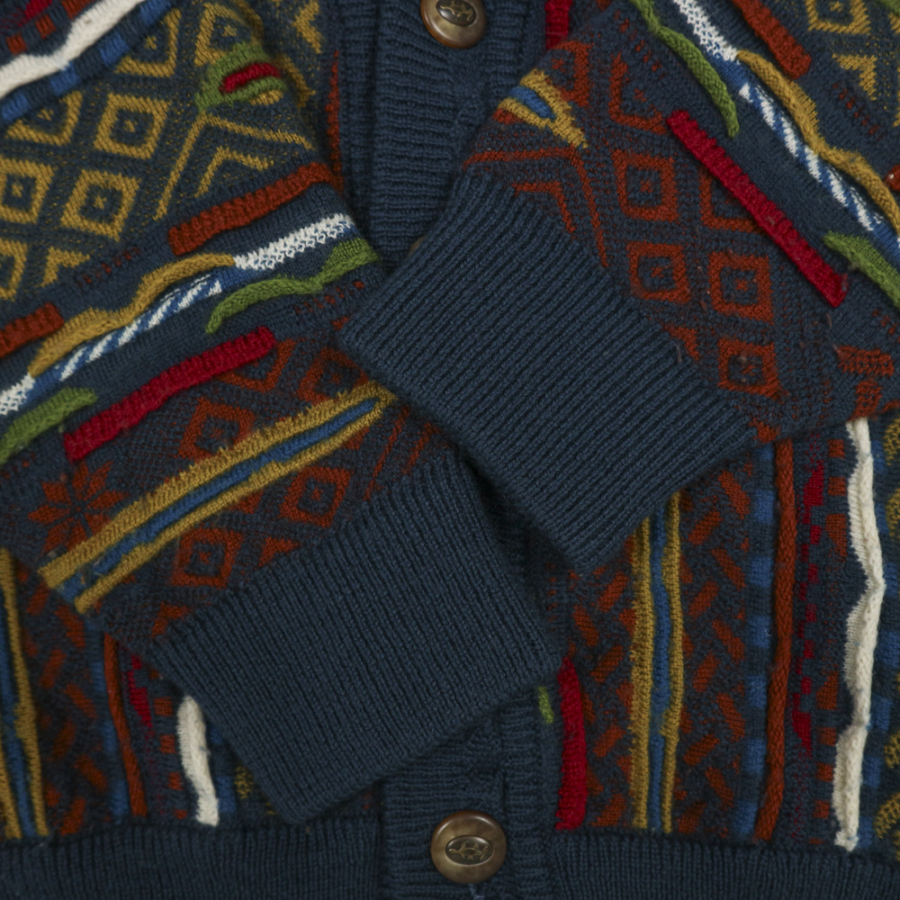 Geccu Made in Australia 3D Knit Wool Cardigan Size M