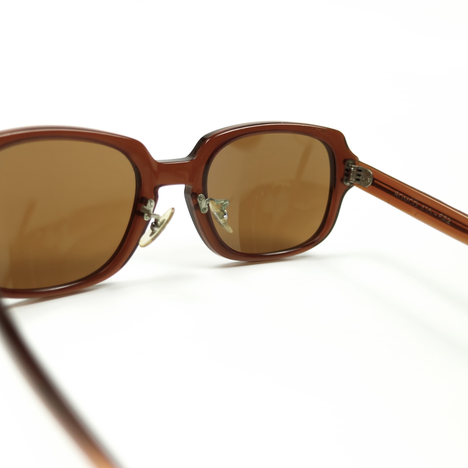 80s U.S. Military Issue Glasses Nose Pads - Brown Lens [52-22]