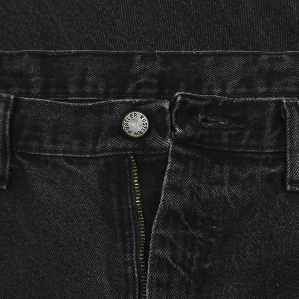 00s Rustler Black Denim Worker Jeans Size 35