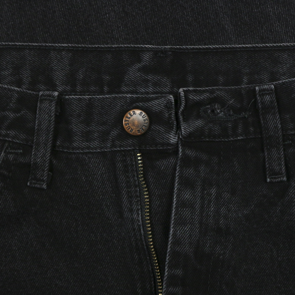 00s Rustler Black Denim Worker Jeans Size 28