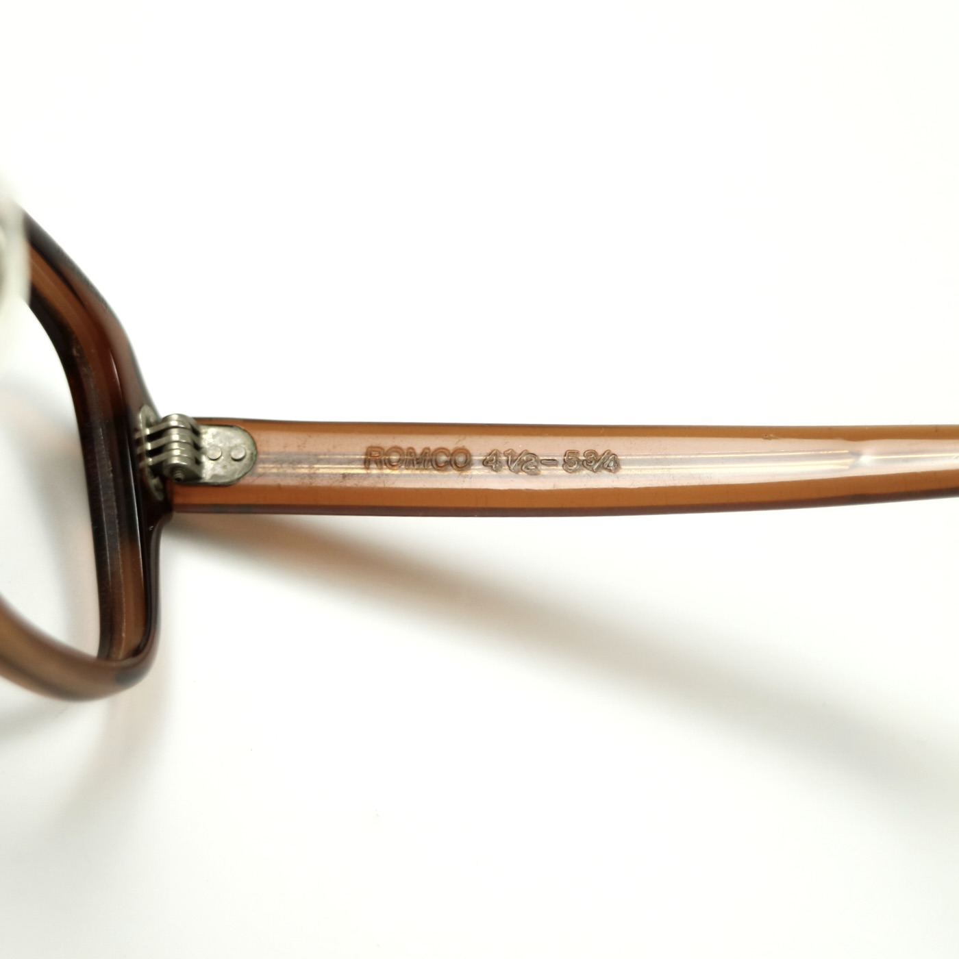 80s U.S. Military Issue Glasses Frame Nose Pads - Brown [50-24]