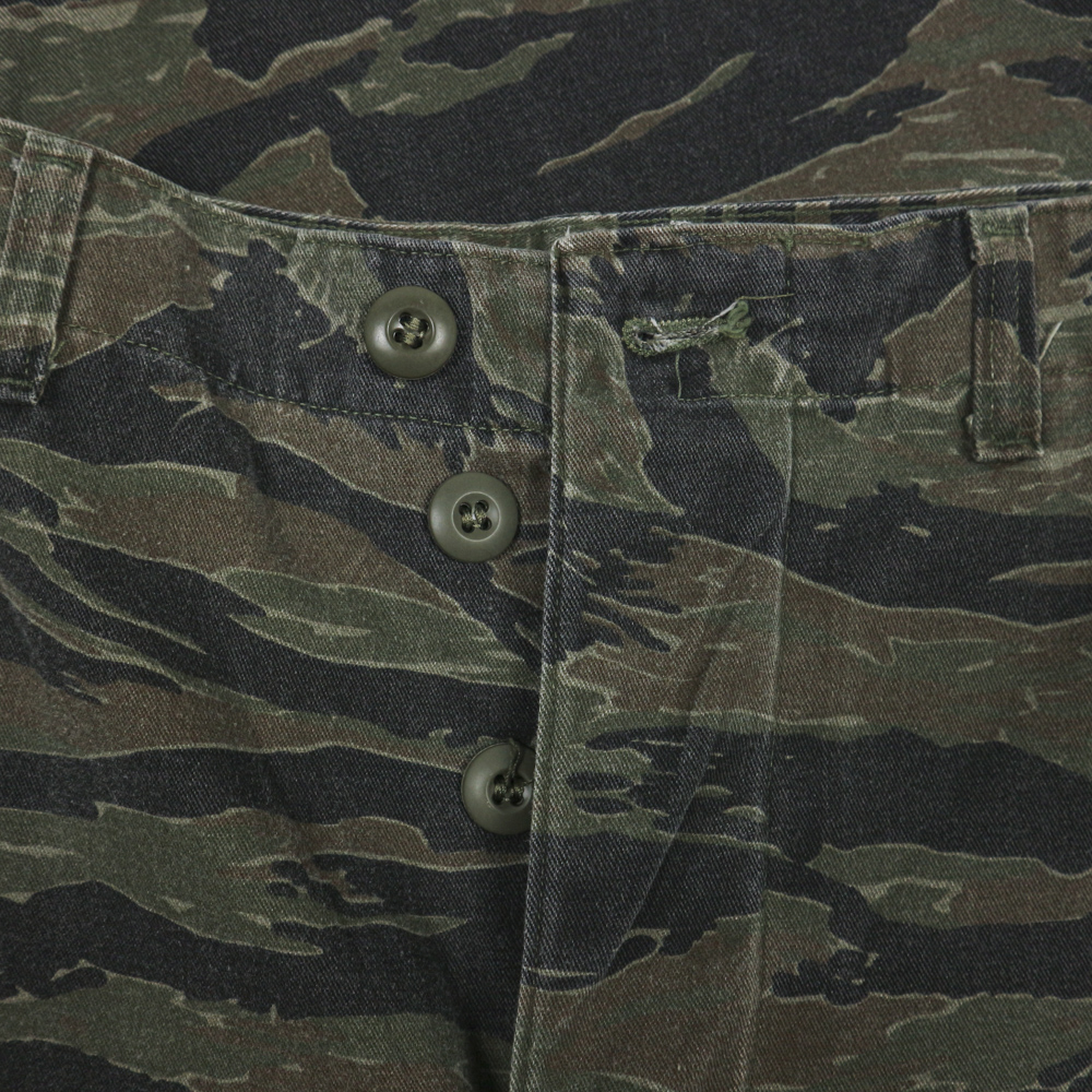 Vtg Vitin Garments Civilian Product Tiger Camo Combat Trousers Size S