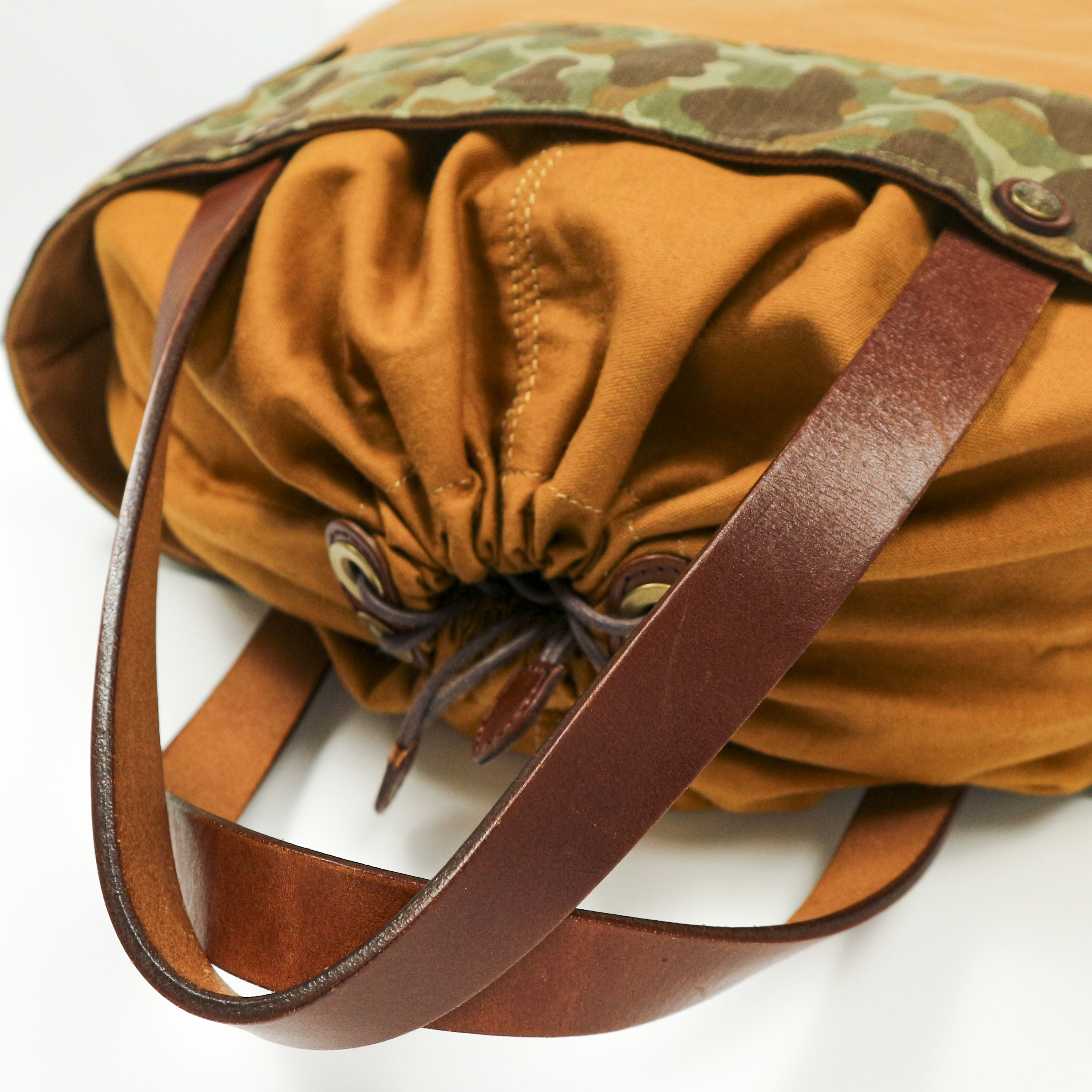 grips Japan Canvas Leather Tote Bag