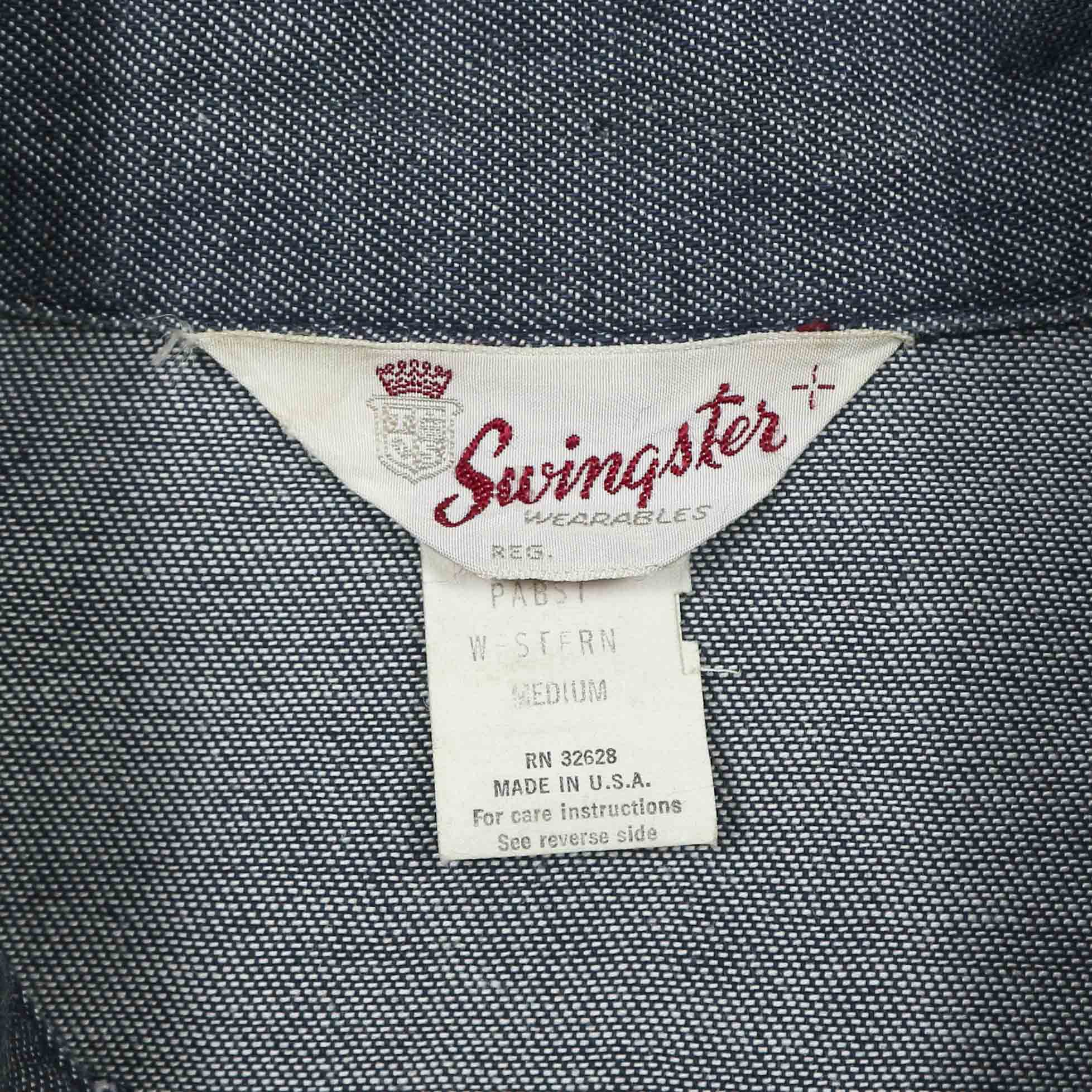 Vintage 80s Swingster USA Denim Jacket Size M