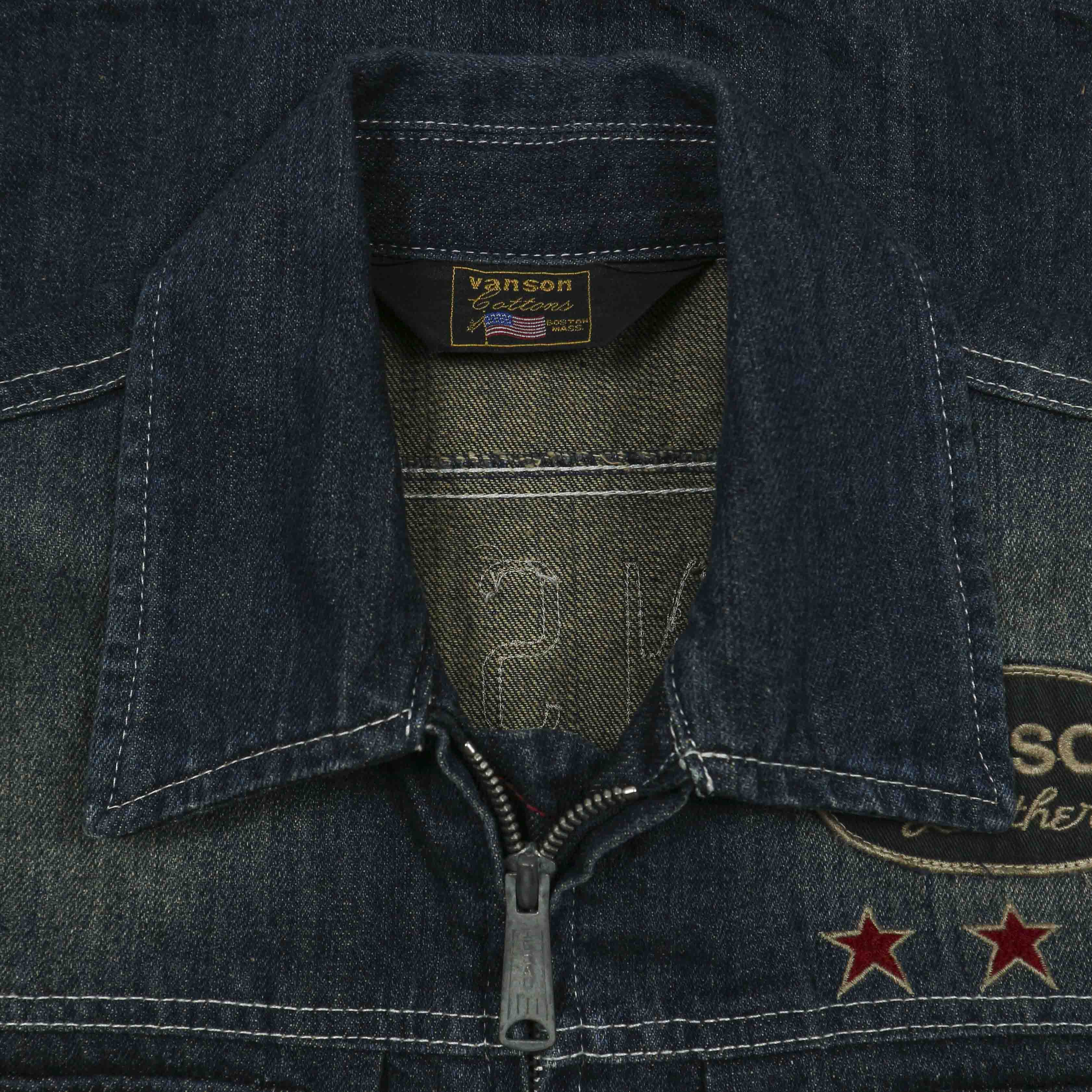 Vanson Japan Market Denim Jacket Size M