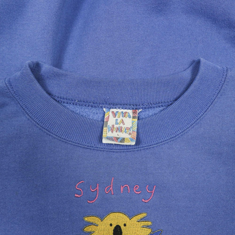 Viva La Wombat Australia Graphic Sweater Size L