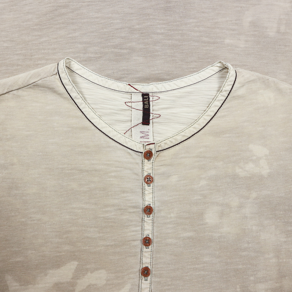Ball Japan Brand Classic Henley Shirt Size M