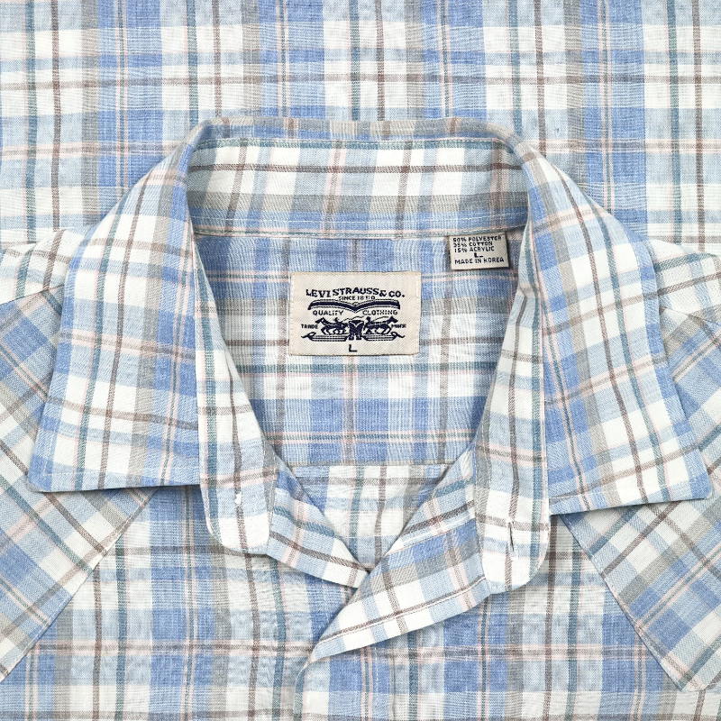Vintage 80s Levi's S/S Western Shirt Size L