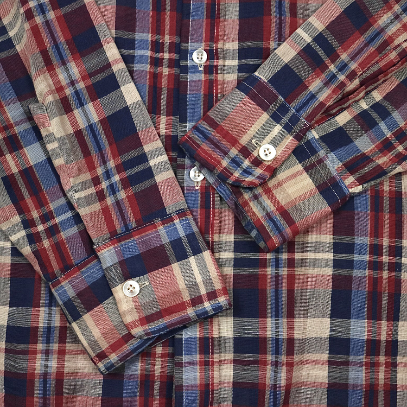 Vintage 70s Montgomery Ward Plaid Shirt Size M