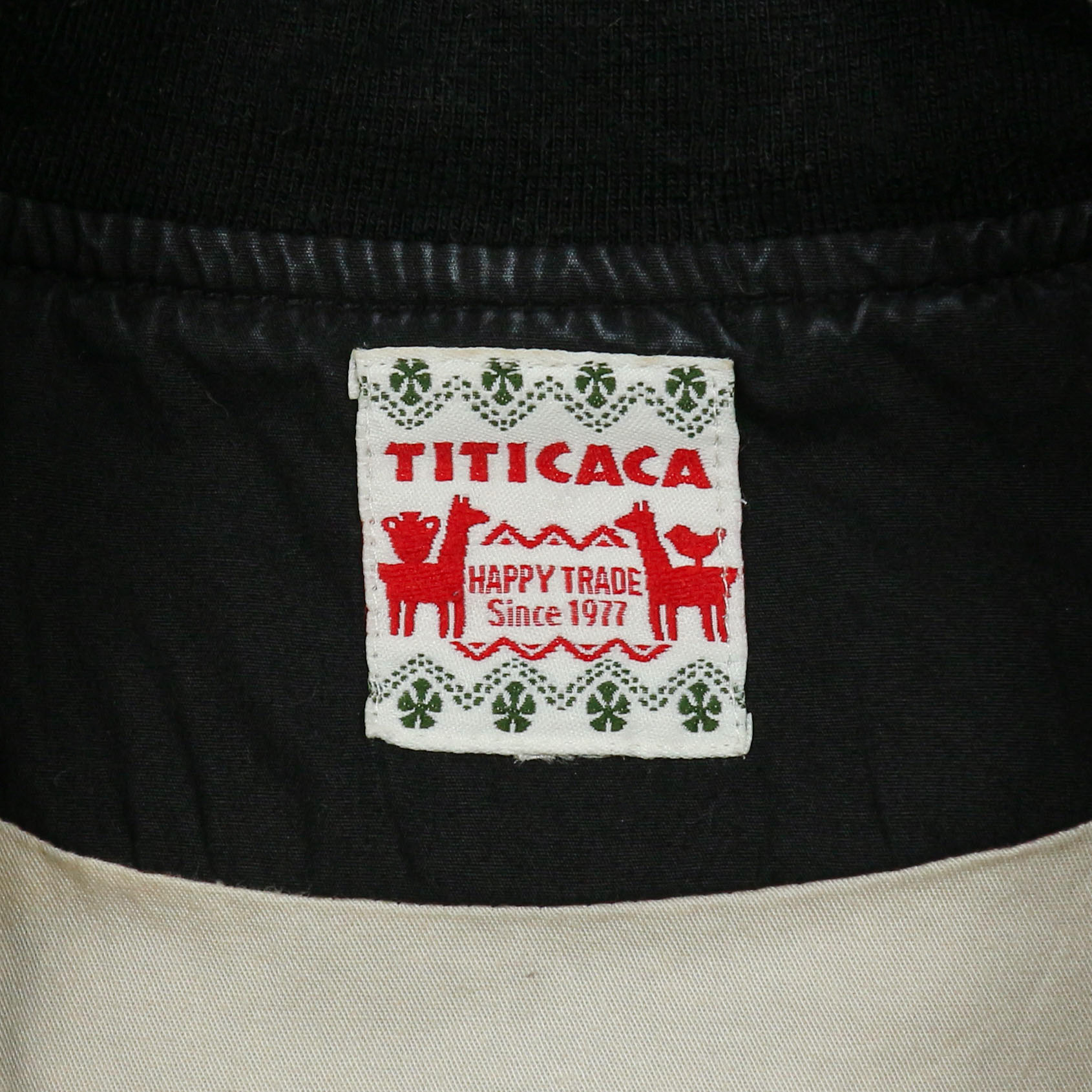 Titicaca Black Bomber Jacket Size S