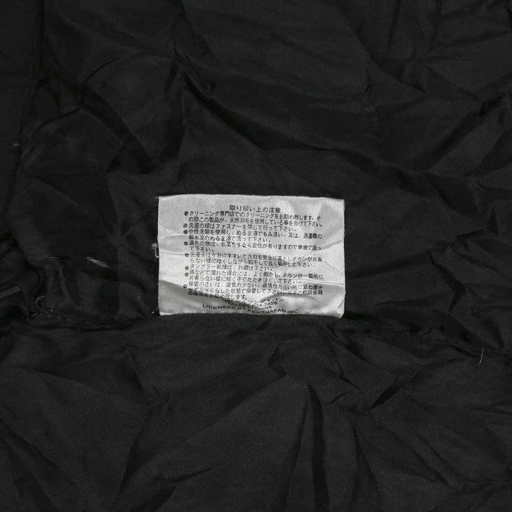 VAN JAC Japan Black Down Jacket Size M
