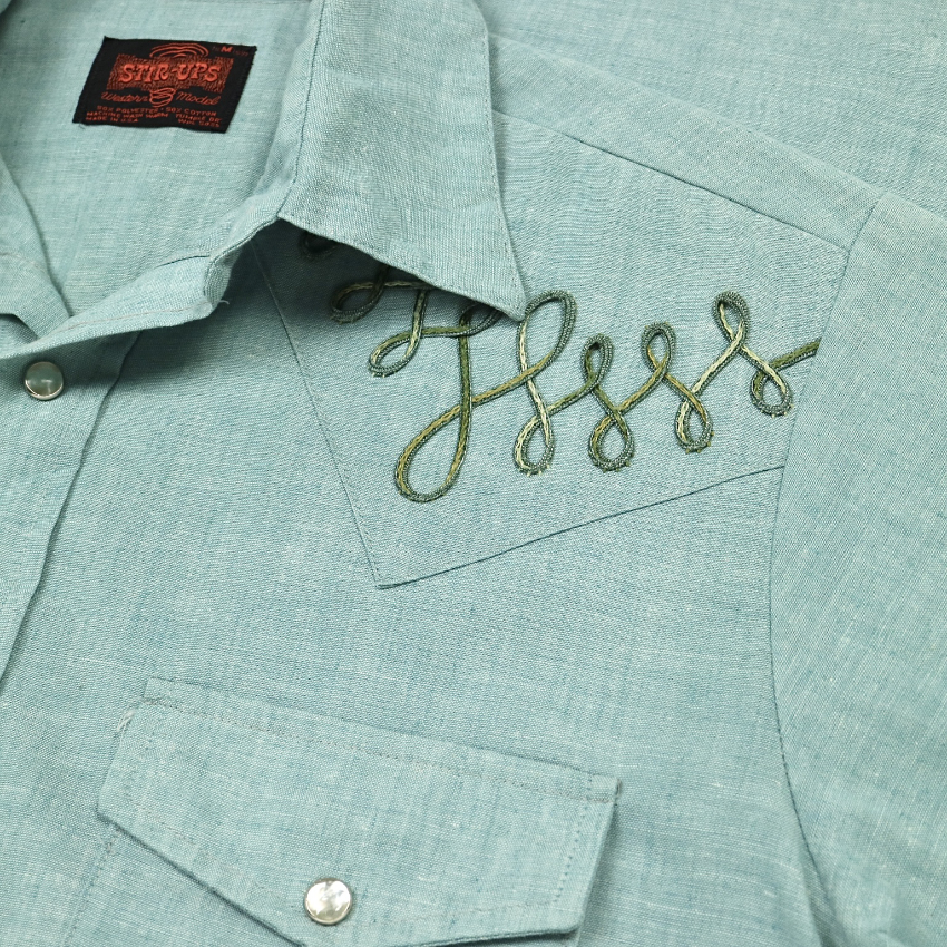 Vintage 70s Stir-ups USA Western Shirt Size M