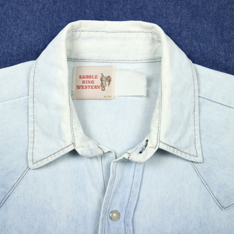Vintage Saddle King by Key Western Shirt Size M