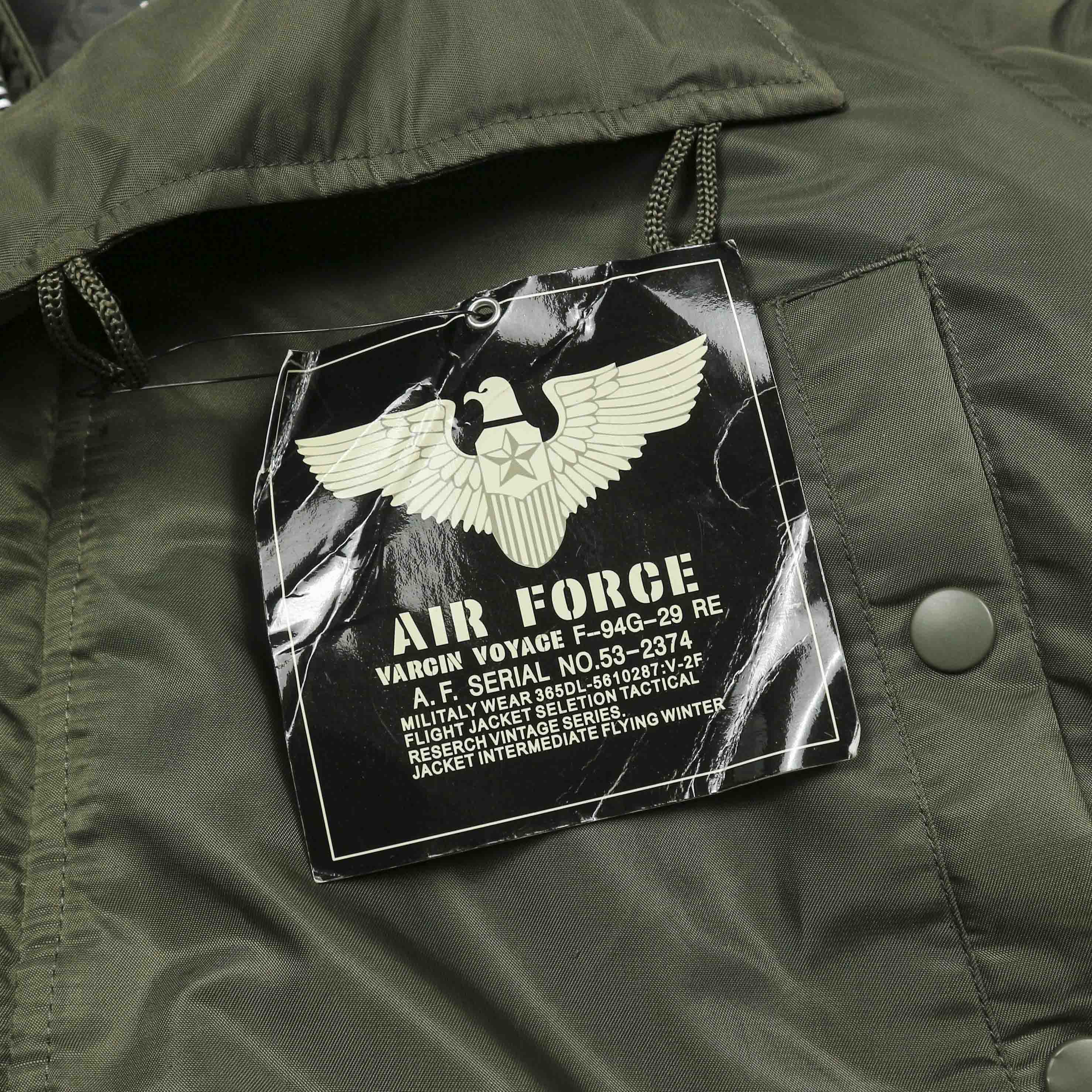 Virgin Voyage Type N-3B Olive Parka Size M