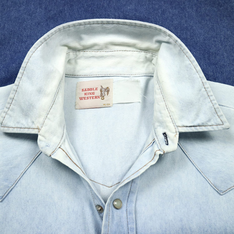 Vintage Saddle King by Key Western Shirt Size M