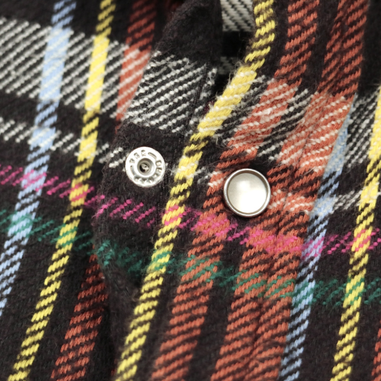 Lee Japan Line Flannel Western Shirt Size M
