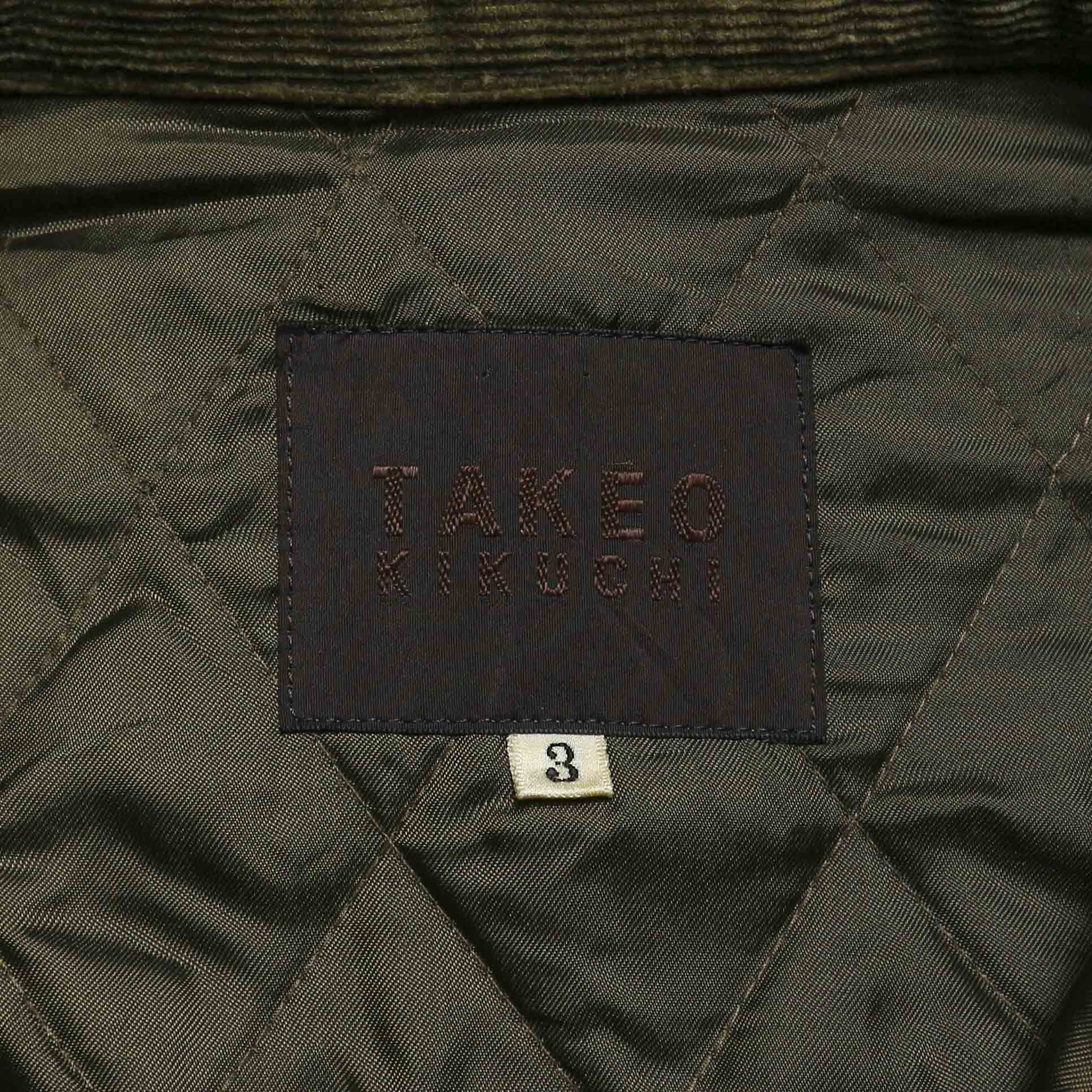 Takeo Kikuchi Japan Quilted Jacket Size M