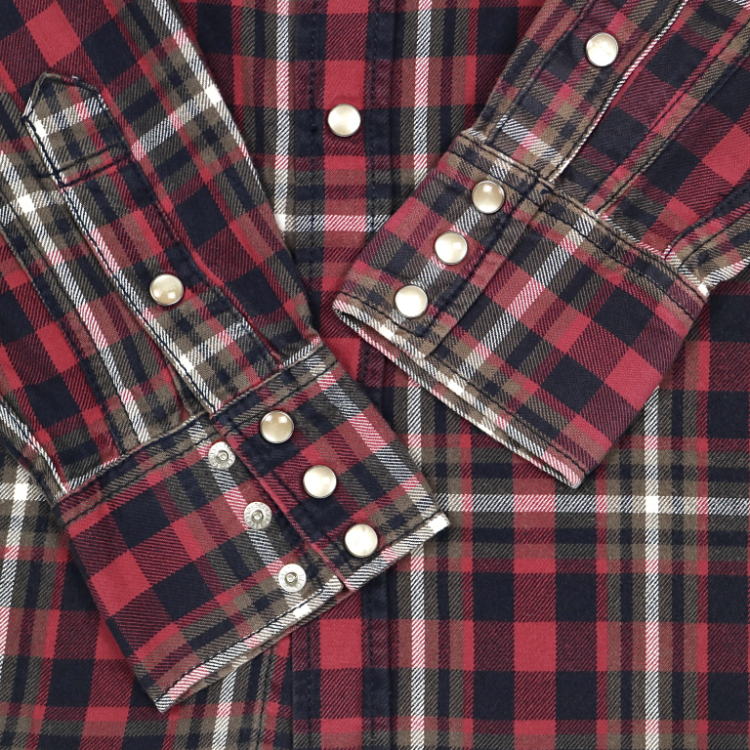 2000s Levi's Flannel Western Shirt Size L