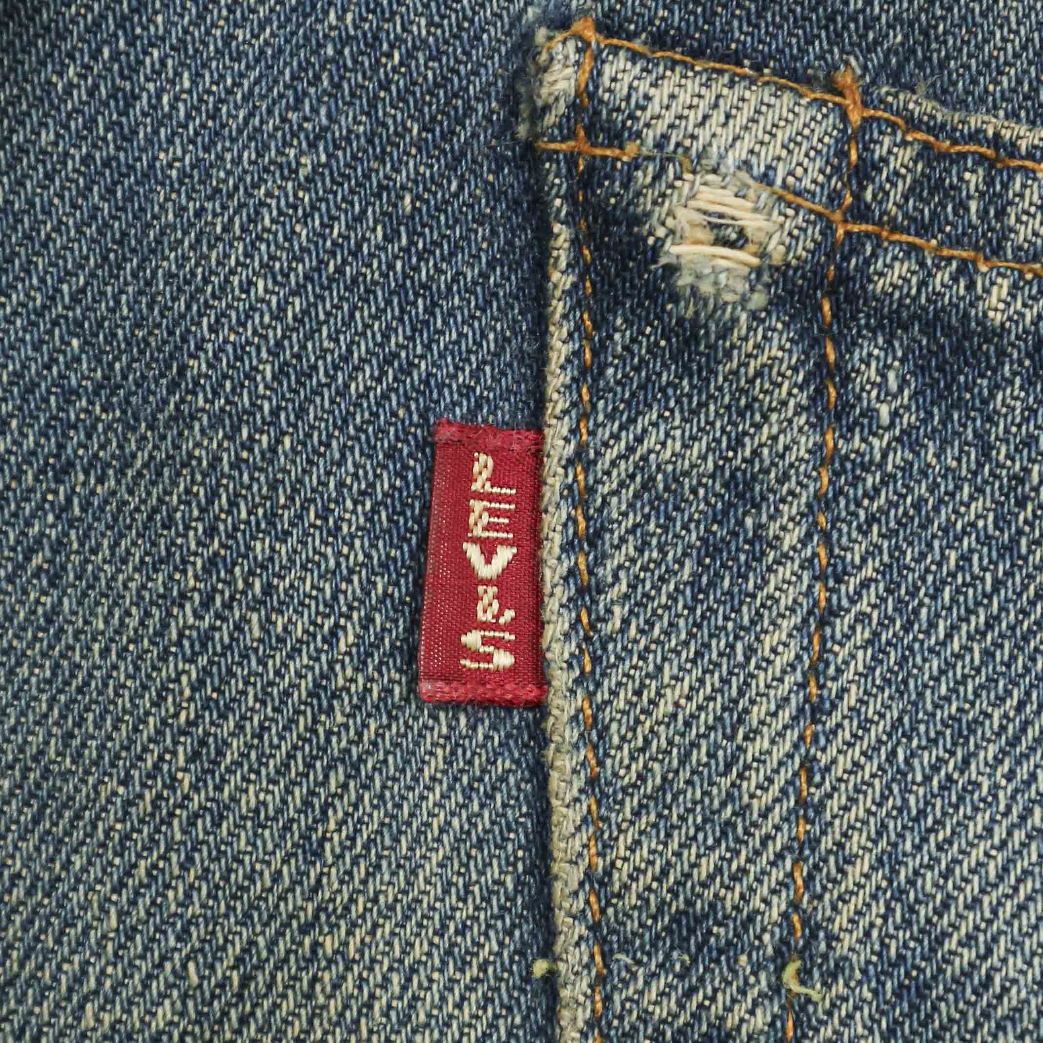 2001 LEVI'S 1947 501 Valencia Factory Made Selvedge Denim Jeans Size 29
