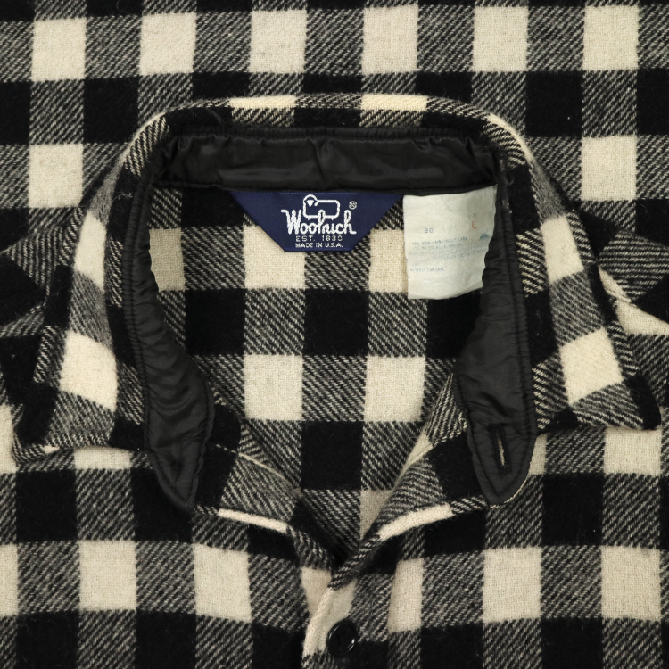 Vintage 90s Woolrich USA Check Shirt Size L