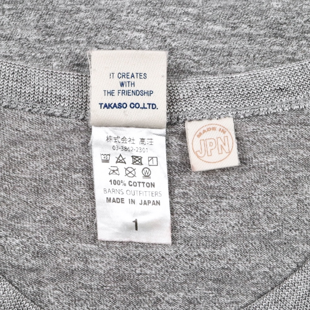 Barns Outfitters x Nolley’s T-Shirt Japan Made Size S