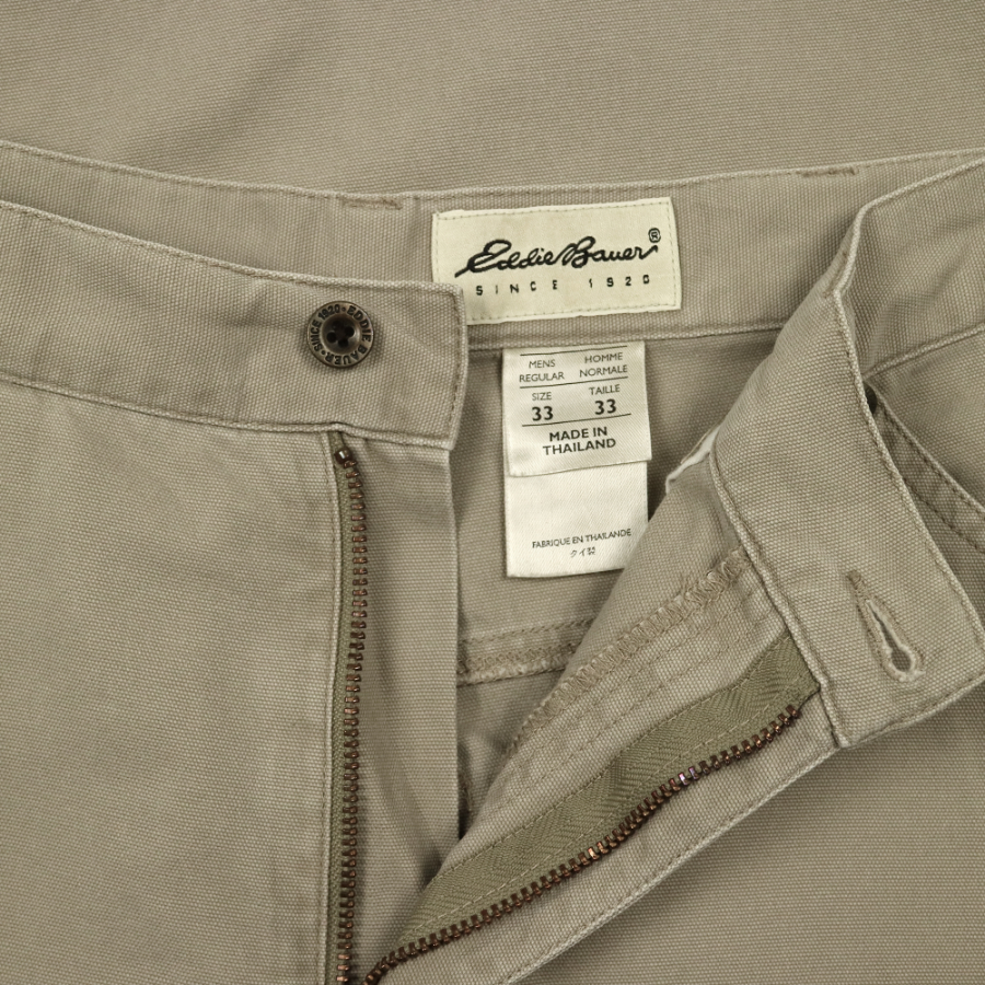 Eddie Bauer Canvas Carpenter Shorts Size 33