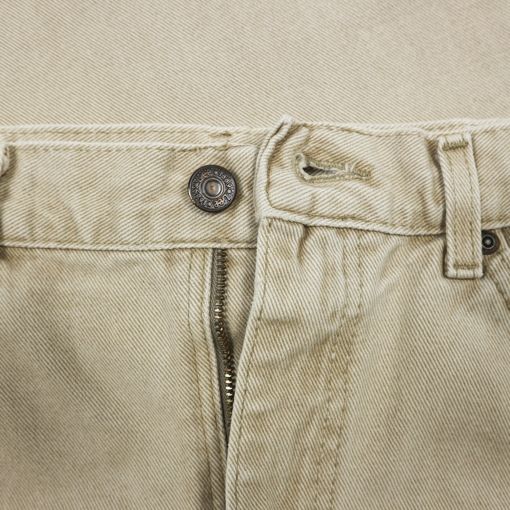 90s Lee Beige Denim Straight Fit Jeans Size 34