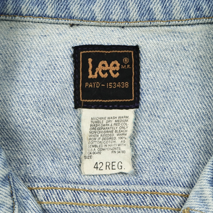 90s Lee 220 Model Denim Jacket Size L