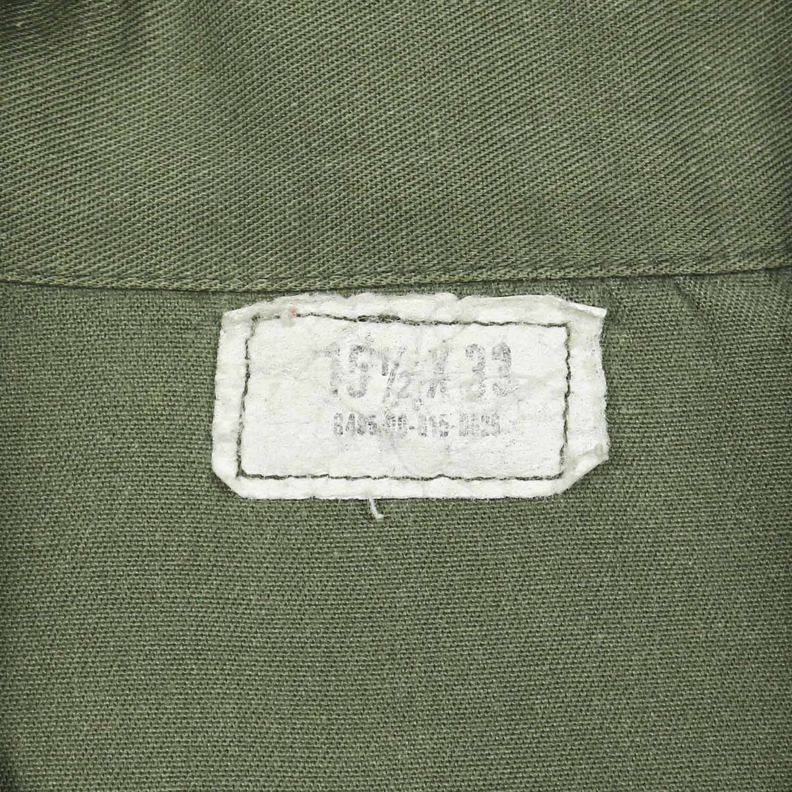 Vtg 80s U.S. Army OG-507 Shirt Size M