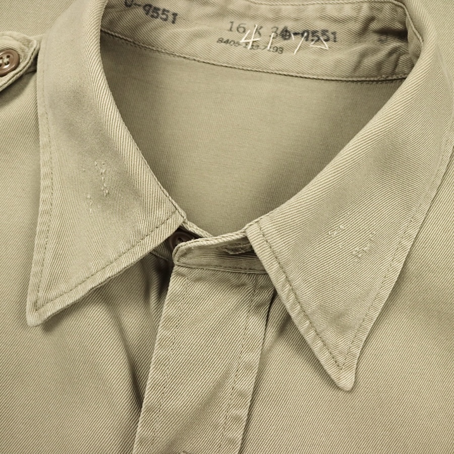 Vintage 60s U.S. Army Uniform Shirt Size L
