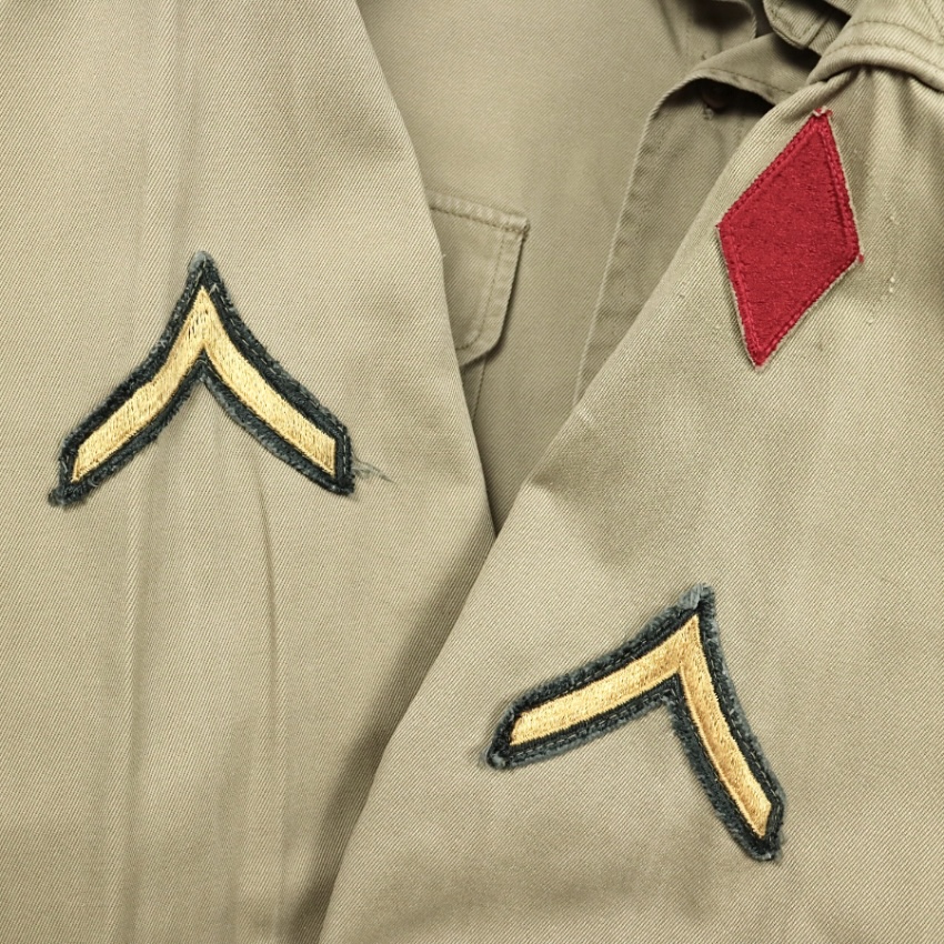 Vintage 60s U.S. Army Uniform Shirt Size L