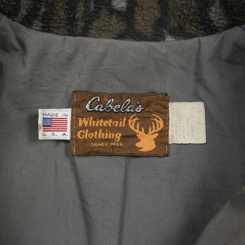 Vtg Cabela’s USA Made Realtree Fleece Jacket Size XL