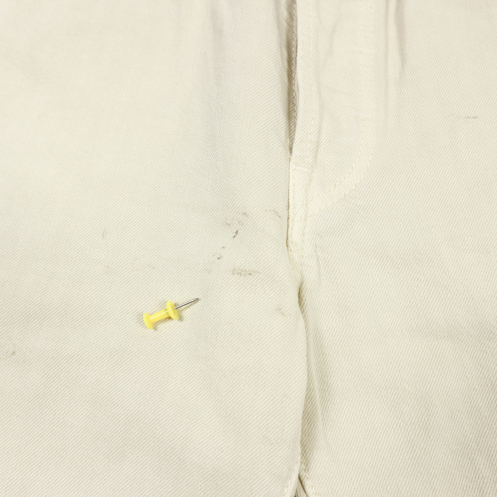 2000s Levi's 501 Ivory Denim Jeans Size 28