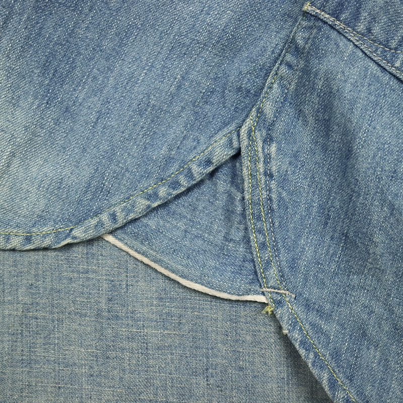 Johnbull Selvedge Denim Work Shirt Women Size S