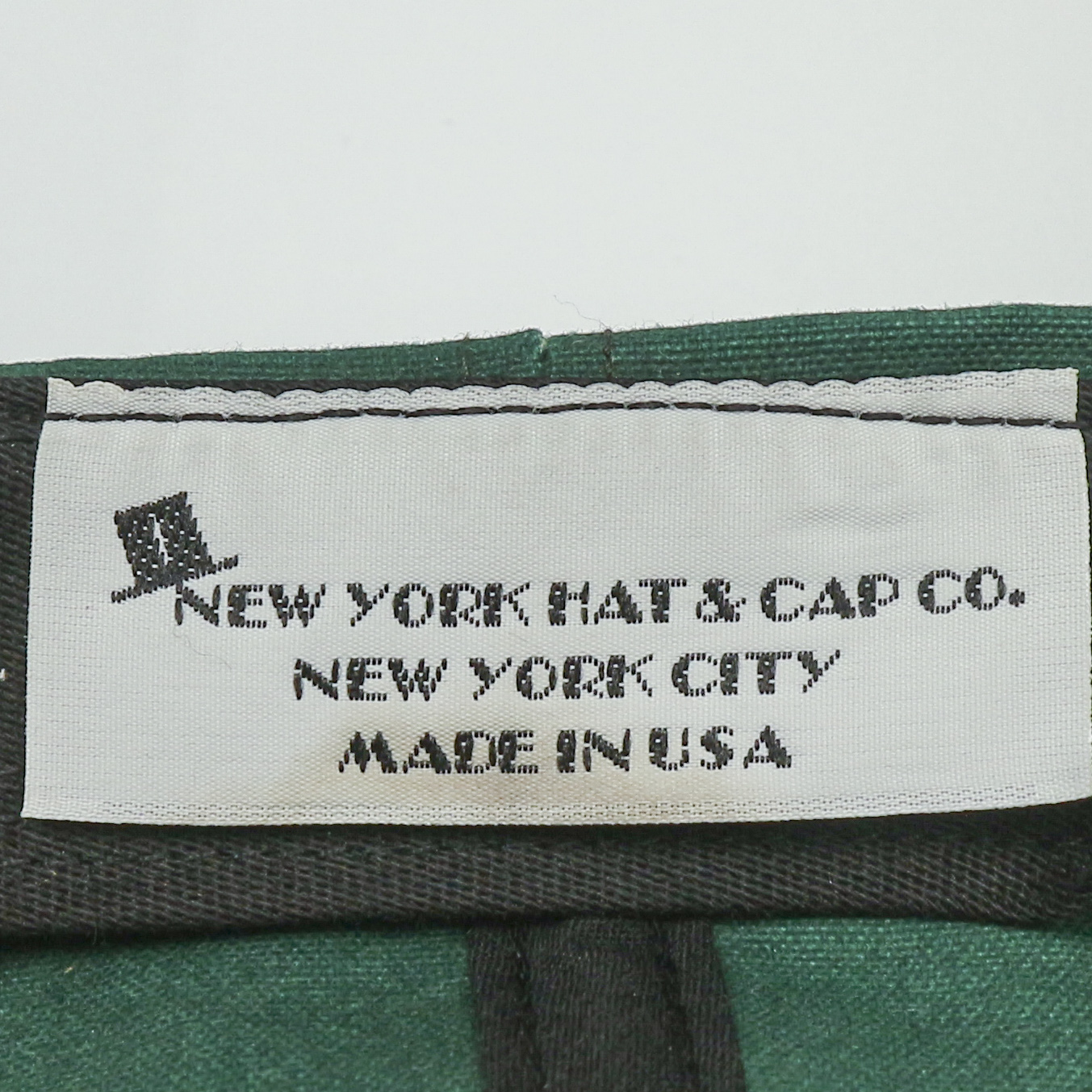 New York Hat Co. USA Canvas Leather Cap